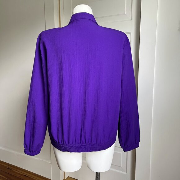 80s royal purple jacket - Picture 5 of 7